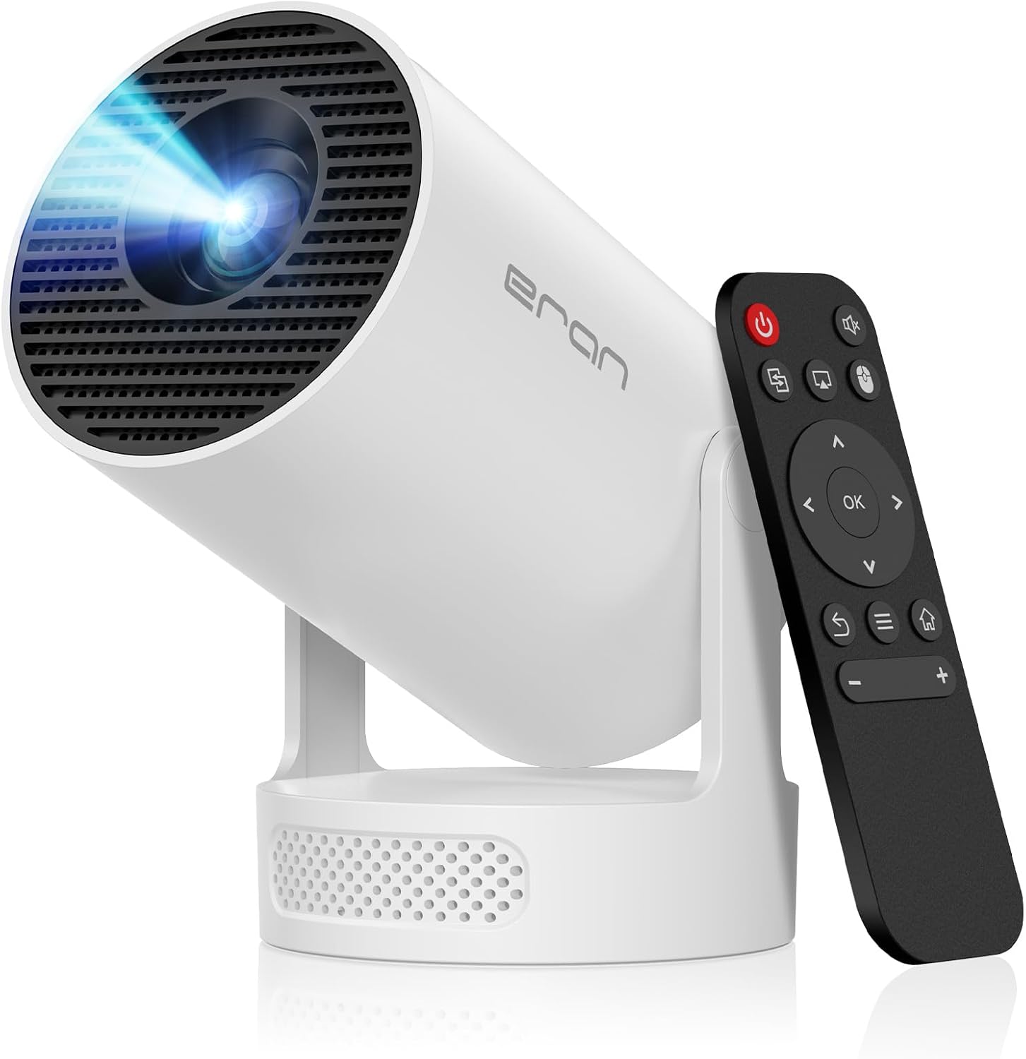 Mini proyector portátil con soporte 4K, Bluetooth